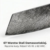 Aoki Nóż Szefa Kuchni Damasceński