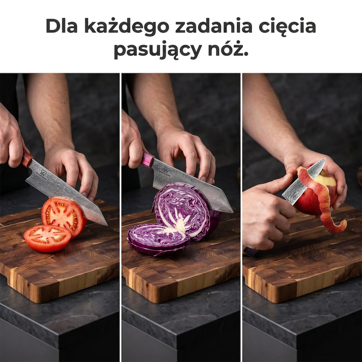 Zestaw Noży Gyuto Damasceńskich | Edycja Limitowana