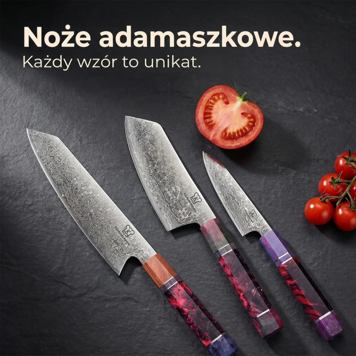 Zestaw Noży Gyuto Damasceńskich | Edycja Limitowana