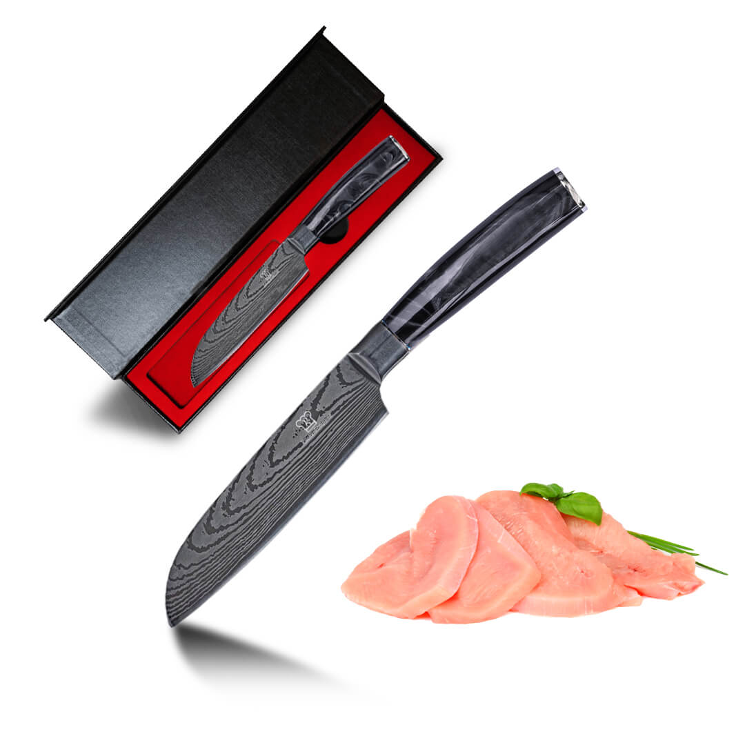 Kuro Santoku 5 cali