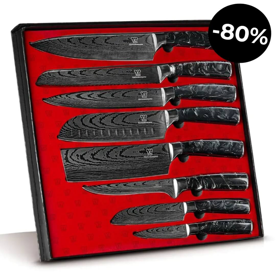 Zestaw Noży Kuro Premium 8-częściowy