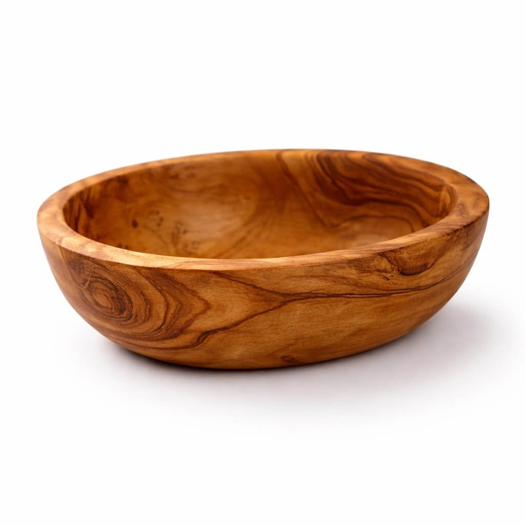 Miska z Litego Drewna Oliwnego (Ø 14 cm)