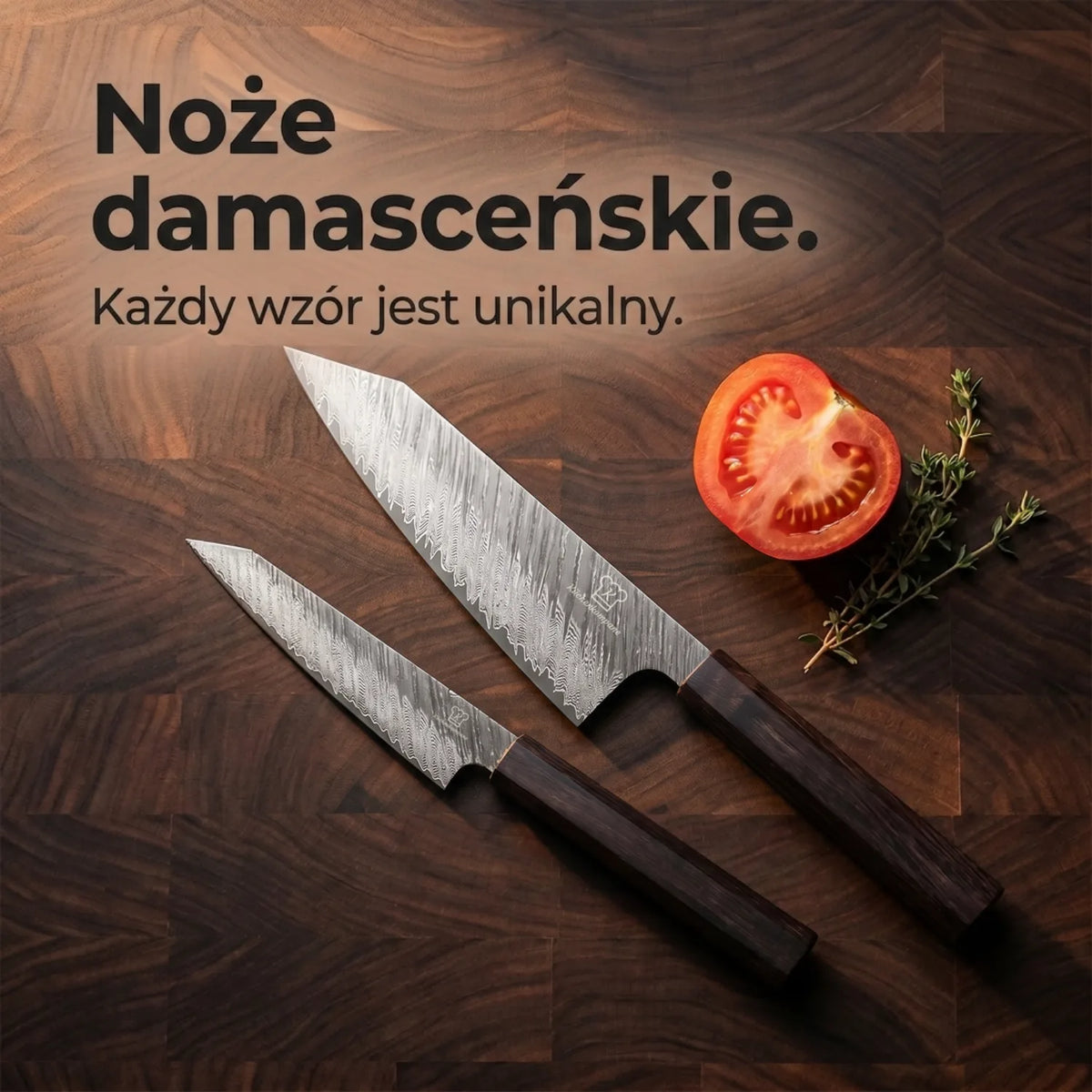 Shibui Duży Nóż Damasceński