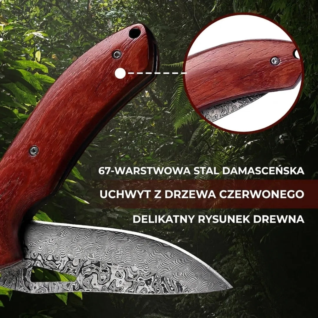 Nóż Składany Damasceński Heritage